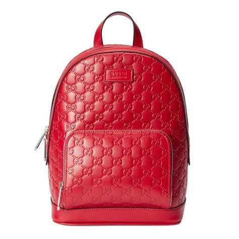 red gucci backpack replica|gucci signature backpack.